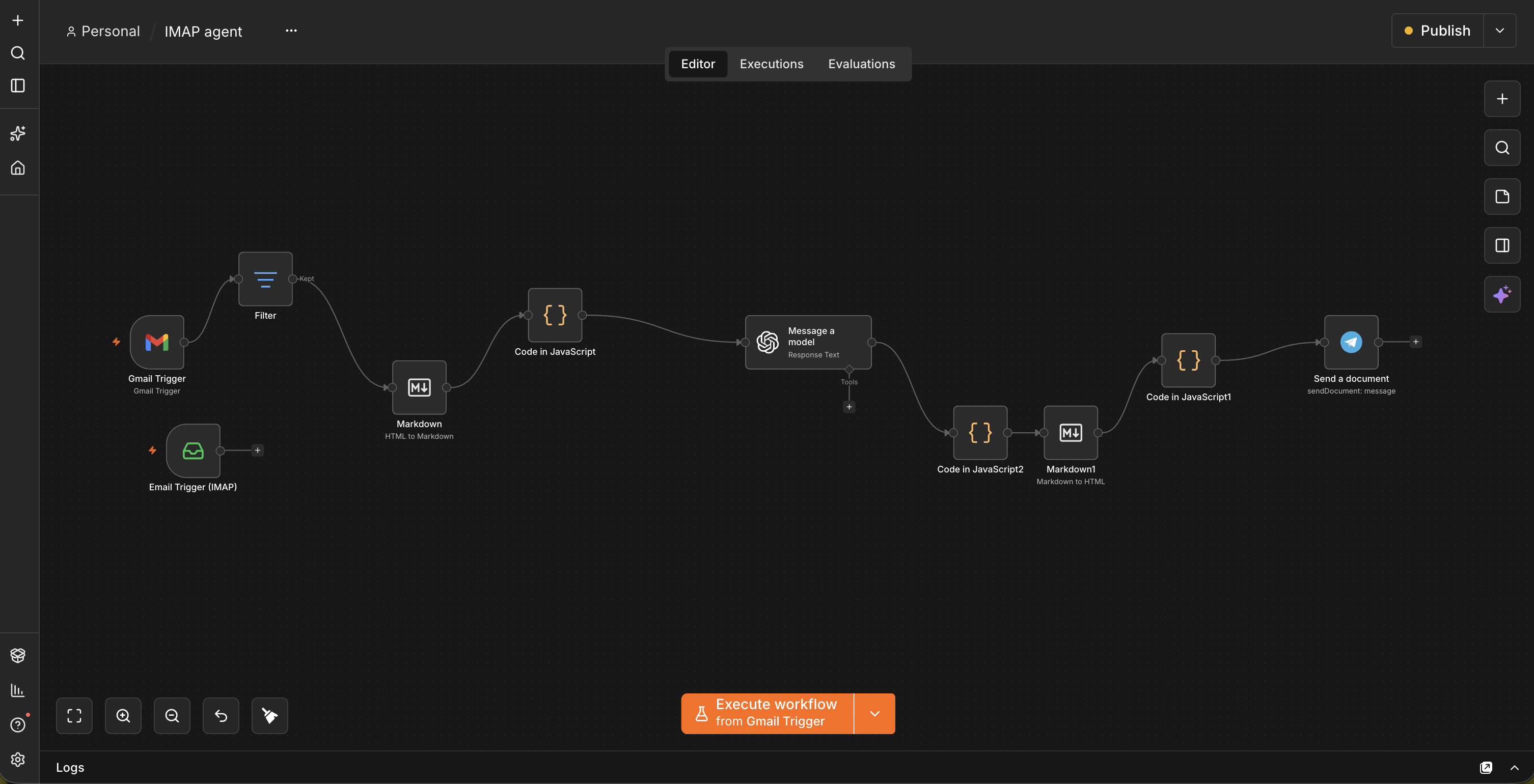 n8n automation workflow